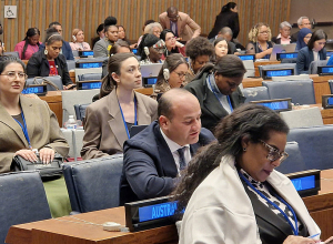 ԱՍՀ նախարար Նարեկ Մկրտչյանը ելույթ է ունեցել ՄԱԿ Կանանց կարգավիճակի հարցերով հանձնաժողովի 69-րդ նստաշրջանի նախարարական կլոր սեղանի շրջանակում