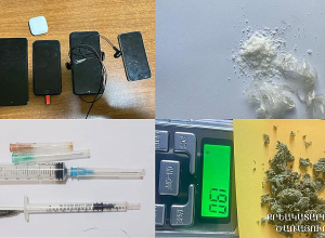 Թմրամիջոցներ, բջջային հեռախոսներ, wi-fi սարքեր. ՔԿՀ-ներում հայտնաբերված արգելված իրերի՝ մարտի հաշվետվությունը