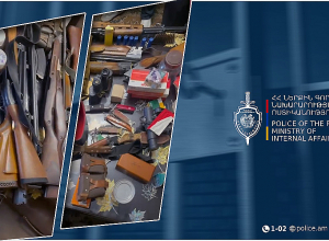 73-ամյա տղամարդը ձերբակալվել է․ նրա բնակարանի խուզարկությամբ 12 հրազեն և զինամթերք է հայտնաբերվել