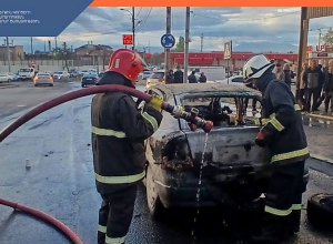 Հրդեհ ավտոմեքենայում․ վարորդը հոսպիտալացվել է