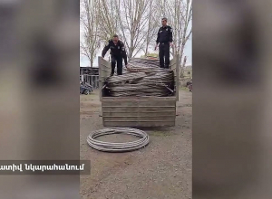 Կտրել-տարել էին նոր կառուցվող բարձրավոլտ էլեկտրացանցի հաղորդալարեր