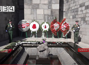 Պապերի մեդալները՝ թոռների կրծքին. Մայիսի 9-ը Գյումրիում