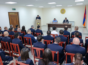 Քննչական կոմիտեի նախագահ Արթուր Պողոսյանը խորհրդակցություն է անցկացրել Արմավիրի մարզային քննչական վարչությունում