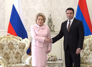 Ալեն Սիմոնյանն ընդունել է Վալենտինա Մատվիենկոյի գլխավորած պատվիրակությանը