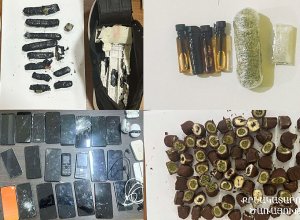 Թմրամիջոցներ, բջջային հեռախոսներ, wi-fi սարքեր․ ՔԿՀ-ներում հայտնաբերված արգելված իրերի` մայիսի հաշվետվությունը