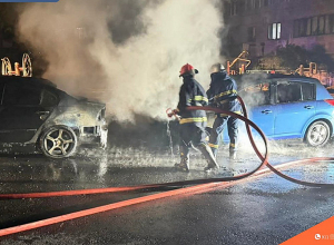 Ռուբինյանց փողոցում ավտոմեքենաներ են այրվել