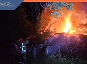 Հերհեր գյուղում տուն է այրվել