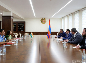 Սուրեն Պապիկյանն ընդունել է Հայաստանում Հնդկաստանի արտակարգ և լիազոր դեսպանին