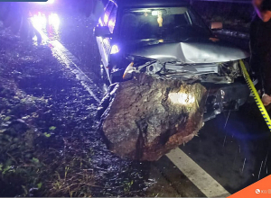 Քարաթափում Ալավերդի քաղաքում. վնասվել է ավտոմեքենա