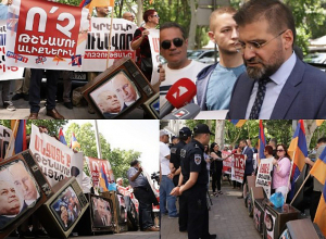 «Անջատե՛ք ռուսական ալիքները»․ ակցիա՝ ԲՏԱ նախարարության դիմաց