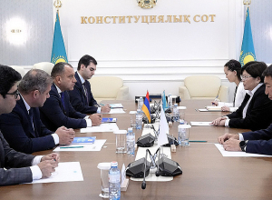 Հայաստանի և Ղազախստանի սահմանադրական դատարանների միջև ստորագրվել է փոխըմբռնման հուշագիր