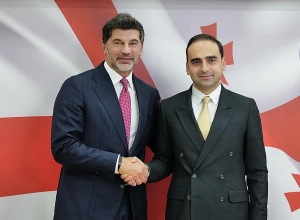 Տիգրան Ավինյանը  Թբիլիսի կատարած աշխատանքային այցի շրջանակում հանդիպել է  քաղաքապետ Կախա Կալաձեի հետ