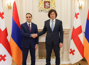 Տիգրան Ավինյանը հանդիպել է Վրաստանի վարչապետի հետ