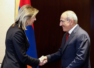 Վարչապետը հանդիպում է ունեցել ԵՄ հատուկ ներկայացուցիչ Կայսա Օլոնգրենի հետ