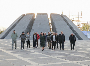 Ժաննա Անդրեասյանը հերթական անգամ հետևել է Հայոց ցեղասպանության հուշահամալիրի հիմնանորոգման աշխատանքներին