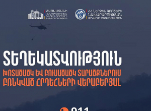 Տավուշի մարզի խոտածածկ և բուսածածկ տարածքներում բռնկված հրդեհները մարված են