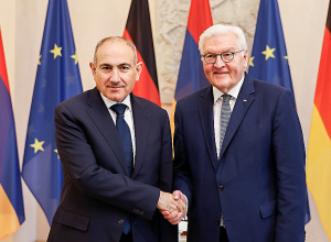 Տեղի է ունեցել Նիկոլ Փաշինյանի և Ֆրանկ-Վալտեր Շտայնմայերի հանդիպումը