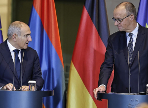 ՀՀ վարչապետն ու ԳԴՀ կանցլերը ստորագրել են ռազմավարական հռչակագիր ու հանդես եկել ասուլիսով