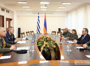 Հայաստան-Հունաստան երկկողմ պաշտպանական խորհրդակցություններ՝ ՊՆ-ում