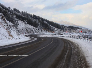 Ալագյազ-Արթիկ հատվածում բուք է
