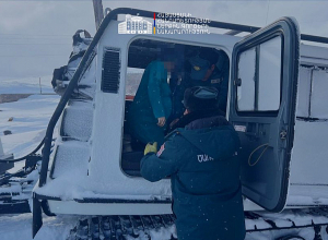 Փրկարարներն ու պարեկները մայրացած կնոջը նորածնի հետ տեղափոխեցին տուն