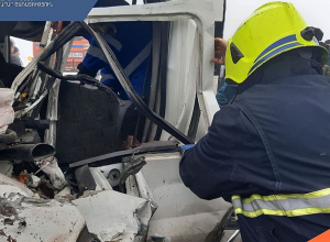 Երևան-Գյումրի ավտոճանապարհին բախվել է ընդհանուր 15 տրանսպորտային միջոց