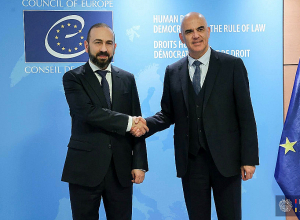 Արարատ Միրզոյանը հանդիպում է ունեցել Եվրոպայի խորհրդի գլխավոր քարտուղար Ալեն Բերսեի հետ