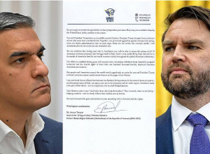 Արման Թաթոյանը 3 հարցով դիմել է ԱՄՆ փոխնախագահին` Հայաստան նախատեսված նրա այցի առիթով