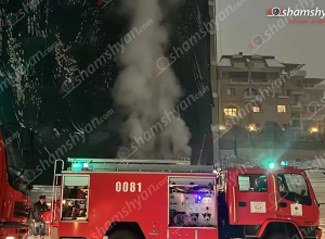 Խոշոր հրդեհ Երևանի Գևորգ Էմին փողոցում՝ պահեստային տարածքում