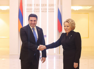 Ալեն Սիմոնյանը հանդիպել է Վալենտինա Մատվիենկոյի հետ