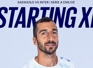 Սասուոլո-Ինտեր․ Մխիթարյանը մեկնարկային կազմում է․ ՈՒՂԻՂ