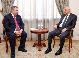 Մհեր Գրիգորյանն ընդունել է «Ռոսատոմ» պետական կորպորացիայի գլխավոր տնօրենի առաջին տեղակալին