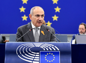 Նիկոլ Փաշինյանը Եվրոպական խորհրդարանում հանդես է գալիս ելույթով