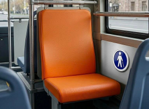 Ազատեք նարնջագույն նստատեղն ավտոբուսում