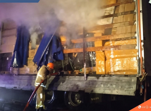 Փրկարարները մարել են բեռնատարում բռնկված հրդեհը. տուժածներ չկան