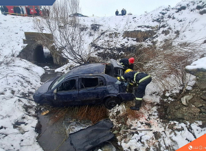 Ավտոմեքենան դուրս է եկել ճանապարհի երթևեկելի հատվածից և գլորվել ձորը