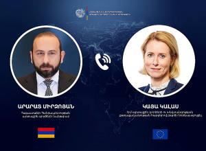 Արարատ Միրզոյանը հեռախոսազրույց է ունեցել Կայա Կալասի հետ