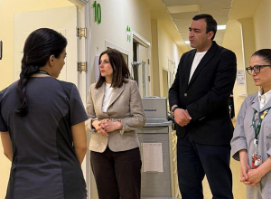 Անահիտ Ավանեսյանն այցելել է Շիրակի մարզում ողբերգական վթարից տուժած երեխաներին