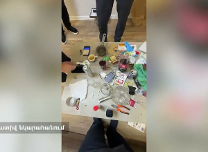 Քրեական ոստիկանները բացահայտել են մեթամֆետամինի պատրաստման դեպք