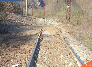 Ջրագծի վթարի հետևանքով փակված երկաթգծի երթևեկությունը վերականգնվել է