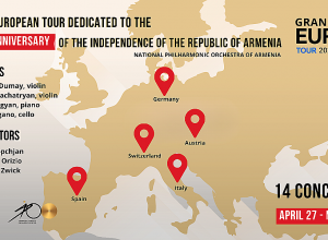 Armenian National Philharmonic Orchestra  To Perform 14 Concerts Across Five Major European Cultural Centers