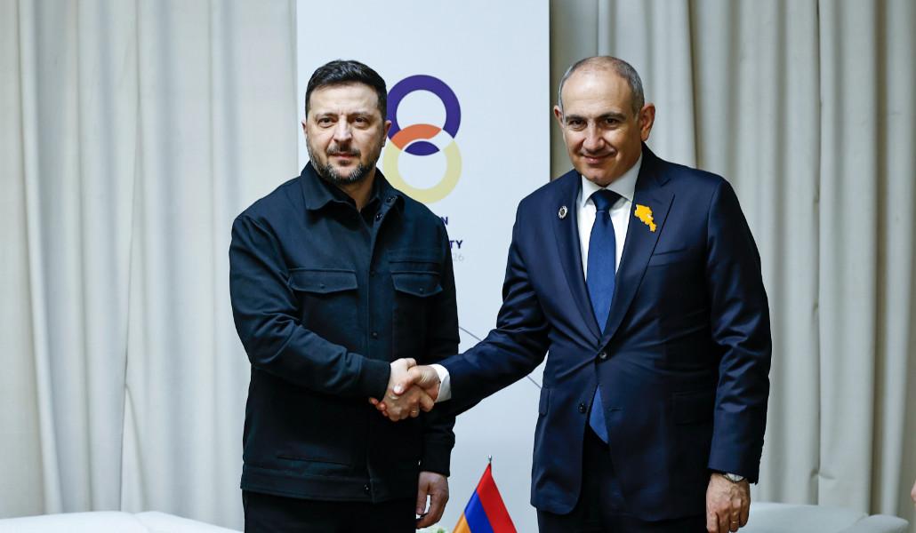 Տեղի է ունեցել Նիկոլ Փաշինյանի և Վոլոդիմիր Զելենսկիի հանդիպումը