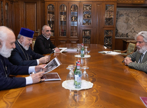 Կաթողիկոսն ընդունել է Ռոբերտ Ամստերդամին