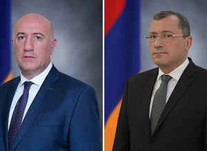 Պաշտպանության նախարարի տեղակալները պարգևատրվել են «Հայրենիքին մատուցած ծառայությունների համար» 1-ին աստիճանի մեդալներով