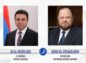 Ուկրաինայի Գերագույն ռադայի նախագահը շնորհավորել է Ալեն Սիմոնյանին