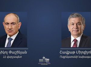Ուզբեկստանի նախագահը շնորհավորել է վարչապետ Փաշինյանին