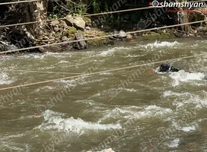 Փամբակ գետում փրկարարներն ու ջրասուզակները հայտնաբերել են 2 օր առաջ ջրահեղձ եղած տղամարդու մարմինը