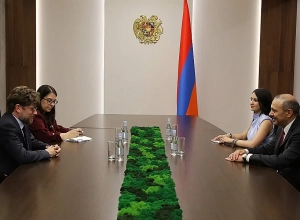Արմեն Գրիգորյանն ընդունել է Ֆրանսիայի դեսպանին
