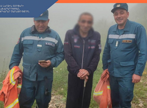Փրկարարները հայտնաբերել են մոլորված քաղաքացուն