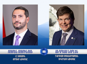 Շվեդիայի Ռիկսդագի խոսնակը շնորհավորել է Ռուբեն Ռուբինյանին